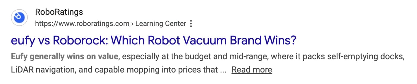 RoboRatings SEO and GEO optimization